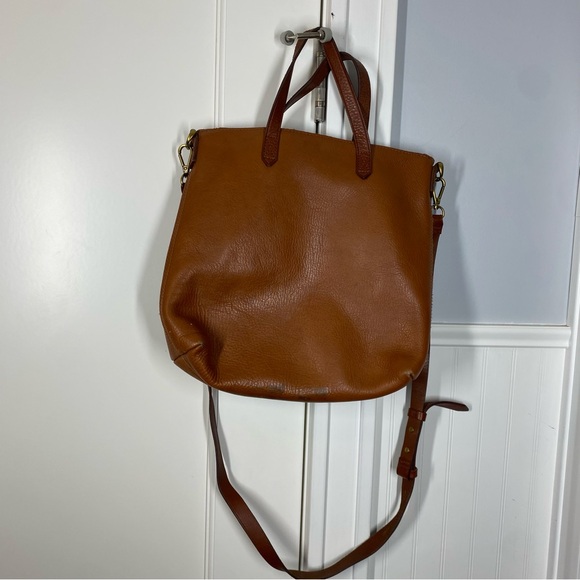 Madewell the zip top transport crossbody English saddle j1951 - Picture 9 of 9